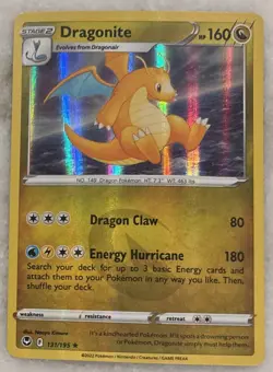 Pokemon TCG - DRAGONITE - #131/195 - Swsh12: - Silver Tempest - Reverse Holo - Image 1