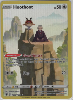 Hoothoot TG12/TG30 SWSH Astral Radiance Trainer Gallery Pokemon TCG NM - Image 1