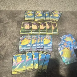 Pokemon TCG Celebrations Pikachu VMAX Flying Surfing Pikachu V Lot Holo Promo - Image 2