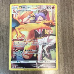 Pokemon Charizard Ultra Rare Holo TG03/TG30 Lost Origin Trainer Gallery 170 HP - Image 1