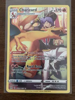 Pokemon Charizard Ultra Rare Holo TG03/TG30 Lost Origin Trainer Gallery 170 HP - Image 1