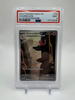 Pokemon Charmeleon 169/165 Scarlet & Violet 151 Holo Illustration Rare PSA 9 - Image 1