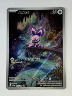 Pokemon Noibat TCG Illustration Rare Holo Card 169/159 S&V Journey Together MINT - Image 1