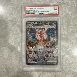 Pokemon TCG Charizard EX Sir Obsidian Flames Card 223/197 PSA 7 NM - Image 1