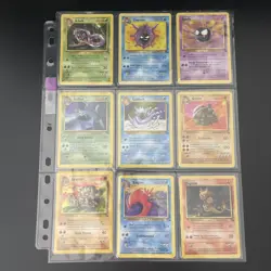 ⭐ (Vintage) Pokemon Fossil Set Complete Set Common+Uncommon Cards ⭐ - Image 1