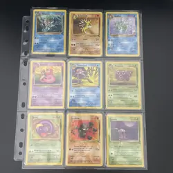 ⭐ (Vintage) Pokemon Fossil Set Complete Set Common+Uncommon Cards ⭐ - Image 3