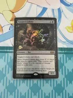 1x Near Mint, English Tangled Colony - Foil - Prerelease Promo - Prerelease Card - Image 1