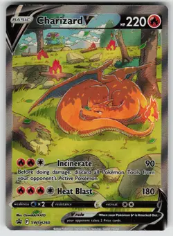Charizard V 260/SWSH260 SWSH Promo Promo Holo Pokemon Card NM - Image 1