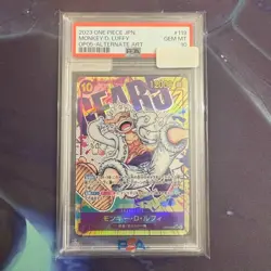 PSA 10 Monkey D. Luffy OP05-119 SEC Alt Art Gear 5 One Piece Cards Japanese - Image 1