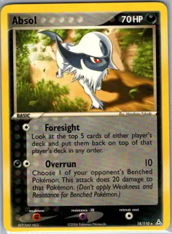 Absol 18/110 Non Holo Holon Phantoms - Pokemon Card - NM - Image 1