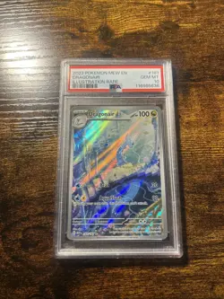 2023 Pokemon Dragonair 181/165 Scarlet Violet 151 Illustration Rare PSA 10 - Image 1