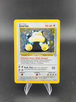 Snorlax Holo Rare Card 11/64 Jungle Unlimited. Pokemon TCG Base Set. Rare LP-NM - Image 1