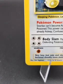 Snorlax Holo Rare Card 11/64 Jungle Unlimited. Pokemon TCG Base Set. Rare LP-NM - Image 5