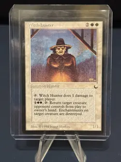 MTG - Magic The Gathering - Witch Hunter - The Dark - NP/NM! - Image 3