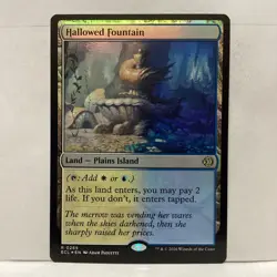 MTG Hallowed Fountain Magic: The Gathering Lorwyn Eclipsed Foil Rare #0265 - Image 1