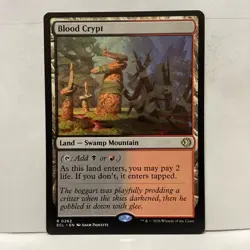 MTG Blood Crypt Magic: The Gathering Lorwyn Eclipsed Rare #0262 - Image 1