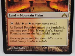 Sacred Foundry MTG Return to Ravnica NM Shock Land Magic the Gathering 245/249 - Image 3