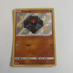 Pokemon TCG - Rolycoly SV067/SV122 Rare Shiny Shining Fates Shiny Vault - 578 - Image 1