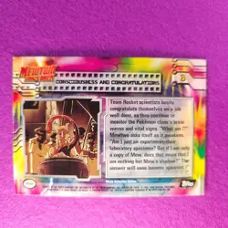 Pokemon Topps The First Movie Holofoil Consciousness and Congratulations - Image 2