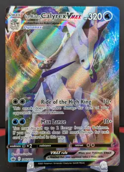 Pokemon Ice Rider Calyrex VMAX #046/198 English Chilling Reign Ultra Rare - Image 1