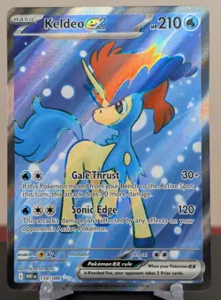 Pokemon Keldeo ex #159/086 English White Flare - Image 1
