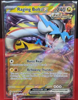 Pokemon Raging Bolt ex #123/162 English Temporal Forces - Image 1