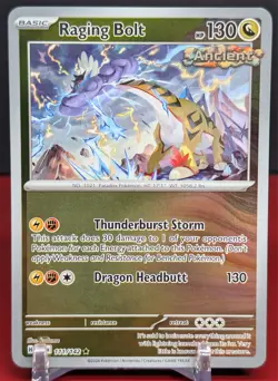 Pokemon Raging Bolt #111/142 Scarlet & Violet Stellar Crown Reverse Holo - Image 1