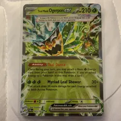 Pokemon TCG Holo Ultra Rare Teal Mask Ogerpon 025/167 Twilight Masquerade NM - Image 1