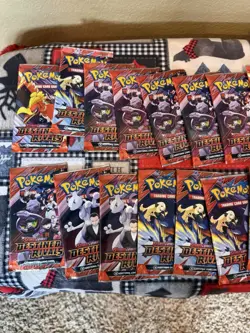 Pokemon Destined Rivals Booster Packs Set Of 20 New Sealed - Image 2