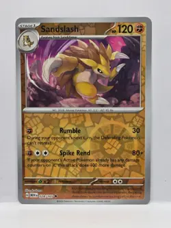 Sandslash 28/165 Reverse Holo 151 Pokemon TCG NM - Image 1