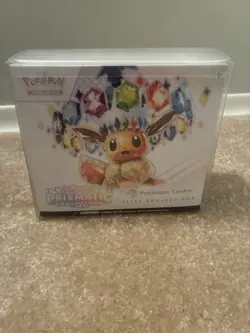 Pokemon Center Prismatic Evolutions ETB Elite Trainer Box Sealed - Image 1