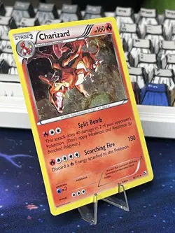 Pokemon TCG - Charizard - 19/113 - Cosmos Holo - Legendary Treasures NM SWIRL - Image 3