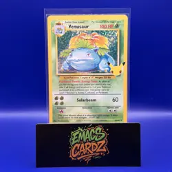 Pokemon Venusaur 15/102 Celebrations: Classic Collection Holo - Image 1