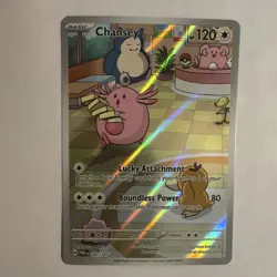 Pokemon Chansey 187/167 Sv06 Twilight Masquerade Holo 120 HP Illustration Rare - Image 1