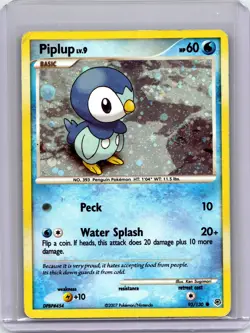Piplup Cosmos Holo (93/130) - Pokemon TCG - Diamond and Pearl Base Set - Image 1