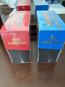Pokemon Sword & Shield Base Set Elite Trainer Box Zacian Zamazenta Both Arts (2) - Image 4