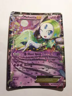 Meloetta EX - Legendary Treasures RC11/RC25 - Ultra Rare Pokemon Card - HP - Image 1