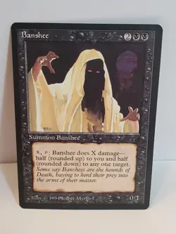 Banshee The Dark NM Black Uncommon MAGIC THE GATHERING MTG CARD NM - Image 1