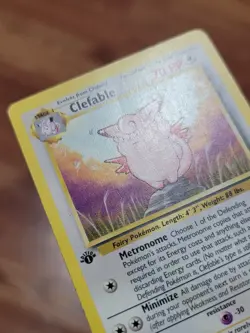 PL Pokemon TCG Clefable Jungle 17/64 Regular 1st Edition Rare - Image 2