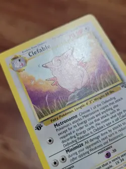 PL Pokemon TCG Clefable Jungle 17/64 Regular 1st Edition Rare - Image 3