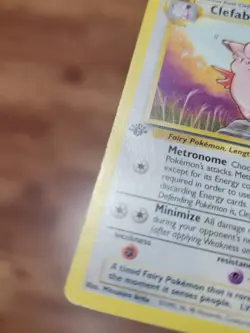 PL Pokemon TCG Clefable Jungle 17/64 Regular 1st Edition Rare - Image 4