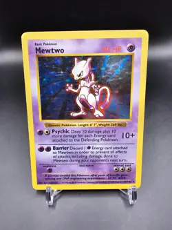 LP - Mewtwo - 10/102 - Shadowless - Base Set - Pokemon Card - Image 1