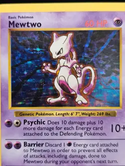 LP - Mewtwo - 10/102 - Shadowless - Base Set - Pokemon Card - Image 2