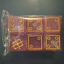 Gundam Card Game Destiny Ignition ST-09 Set of 6 Dice Damage Counters - Image 1