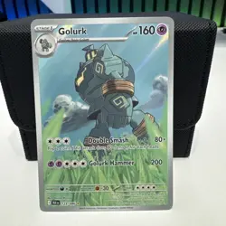 Golurk 123/086 SV Black Bolt Illustration Rare Pokemon TCG Card - Image 1