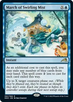 March of Swirling Mist - NM (MTG Kamigawa Neon Dynasties 061) - Image 1