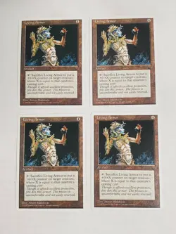 MTG Playset 4x Living Armor (Chronicles/Artifact/U) - BGM - Image 1