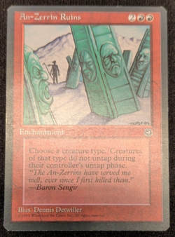 Magic the Gathering - Homelands An-Zerrin Ruins Rare 1995 - Image 1
