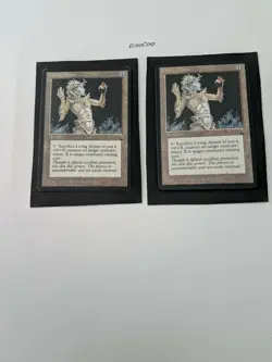 1994 2x °Living Armor° The Dark: Magic the Gathering - up - Image 1