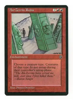 Magic the Gathering Homelands An-Zerrin Ruins MTG Red NM RARE - Image 1